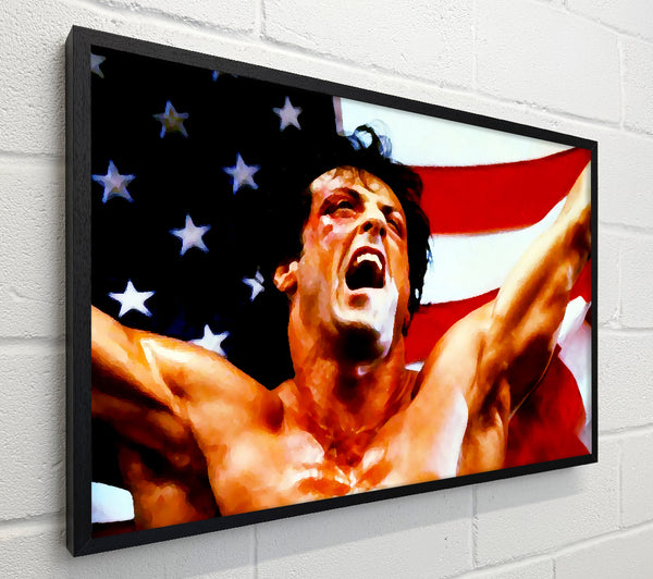 Rocky American Flag