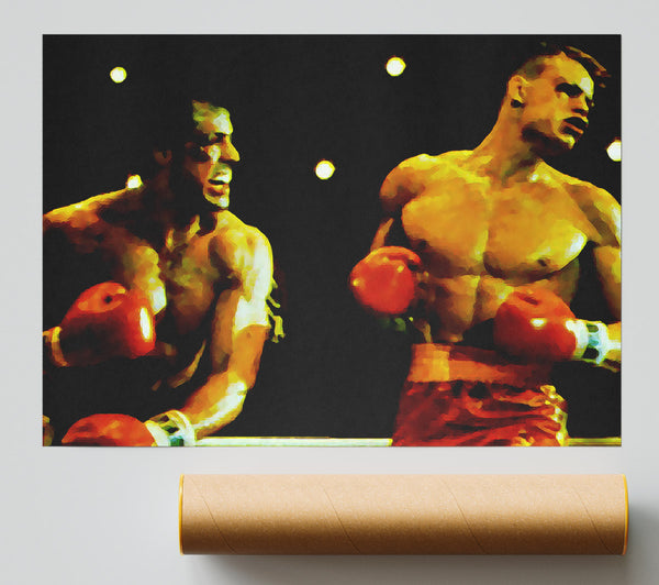 Rocky Fighting Back Print