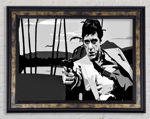 Scarface 02 Framed Print