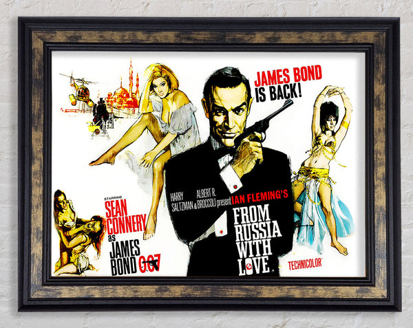 Sean Connery From Russia With Love Framed Print