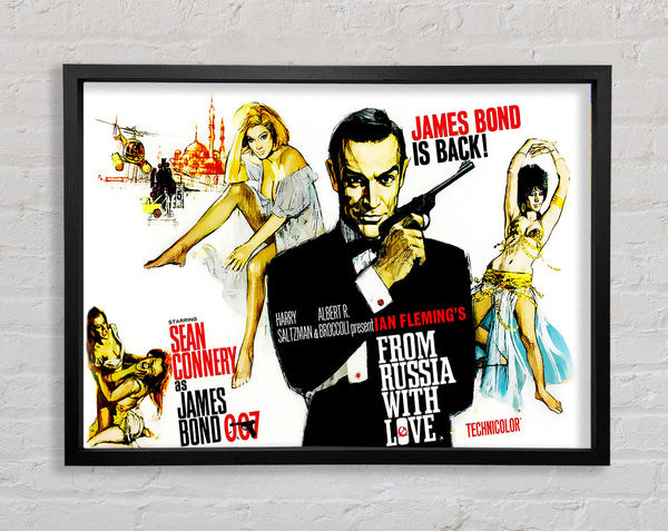 Sean Connery From Russia With Love Framed Print
