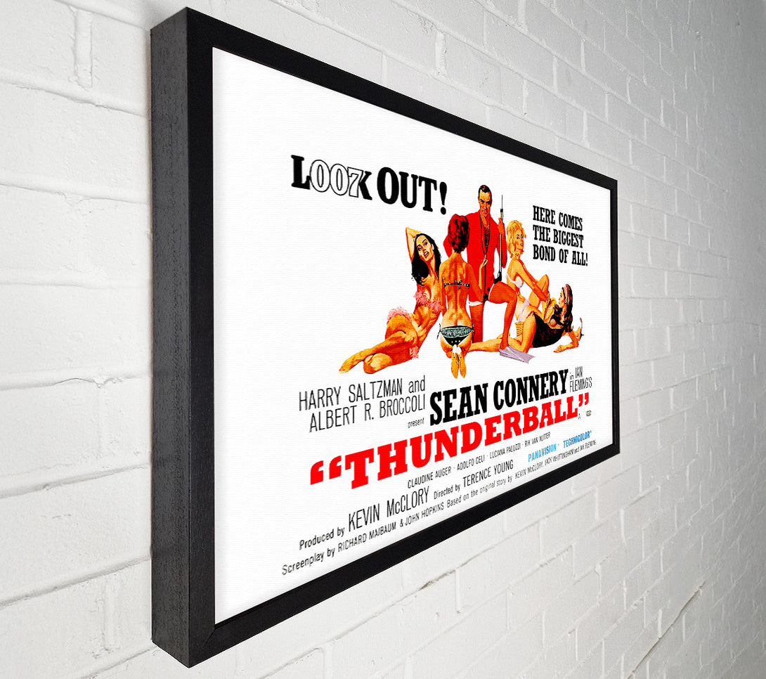  A Canvas Print of Sean Connery Thunderball Canvas Art