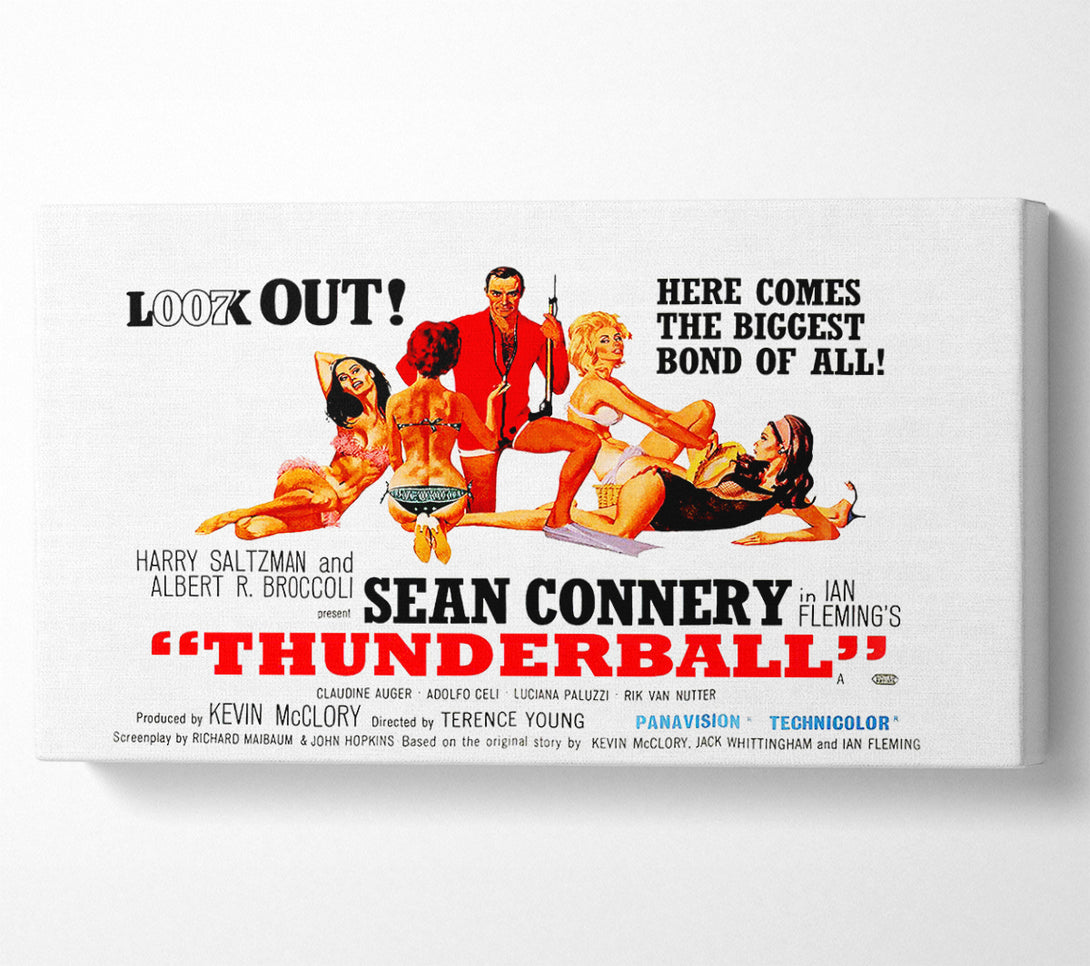  A Canvas Print of Sean Connery Thunderball Canvas Art