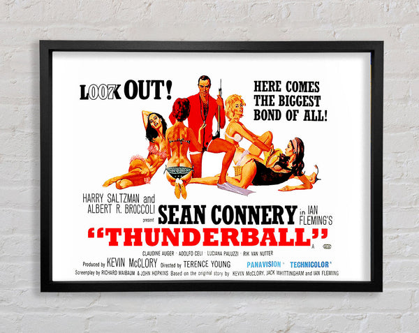 Sean Connery Thunderball Framed Print