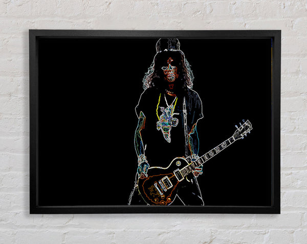 Slash 02 Framed Print