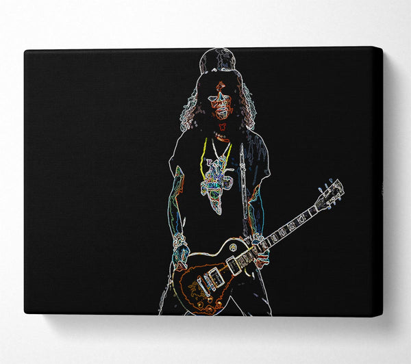  A Canvas Print of Slash 02 Canvas Print