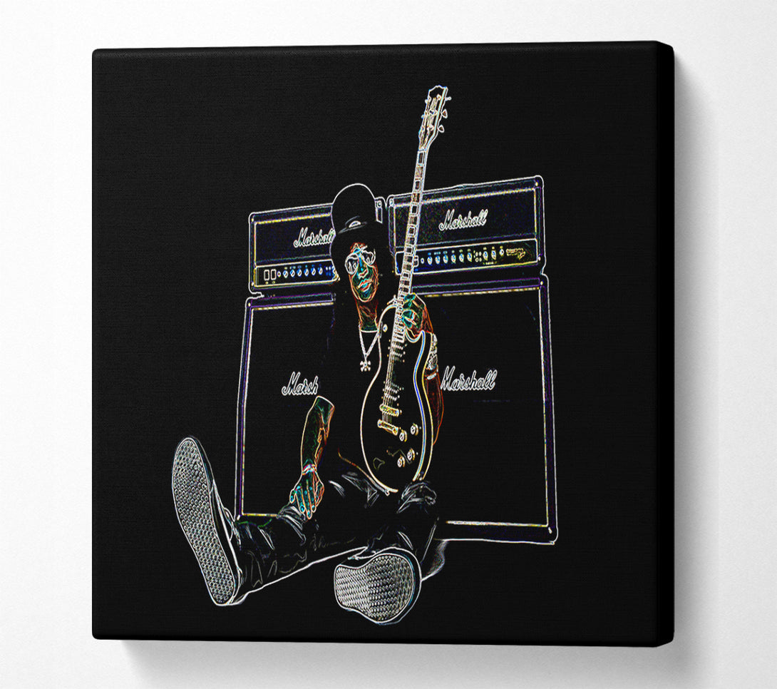  A Canvas Print of Slash Guitar Canvas Wall Art