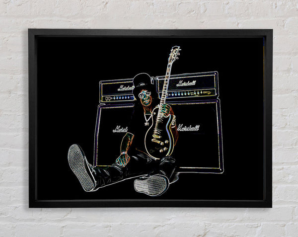 Slash Guitar Framed Print