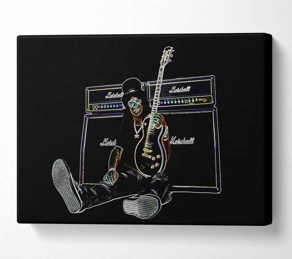  A Canvas Print of Slash Guitar Canvas Wall Art