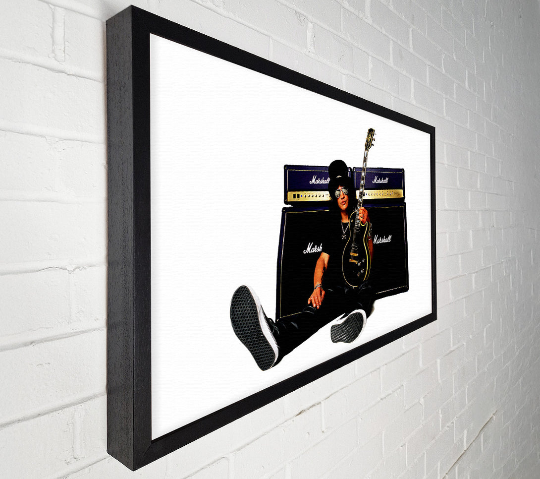 A Canvas Print of Slash Marshall Amps Canvas Print