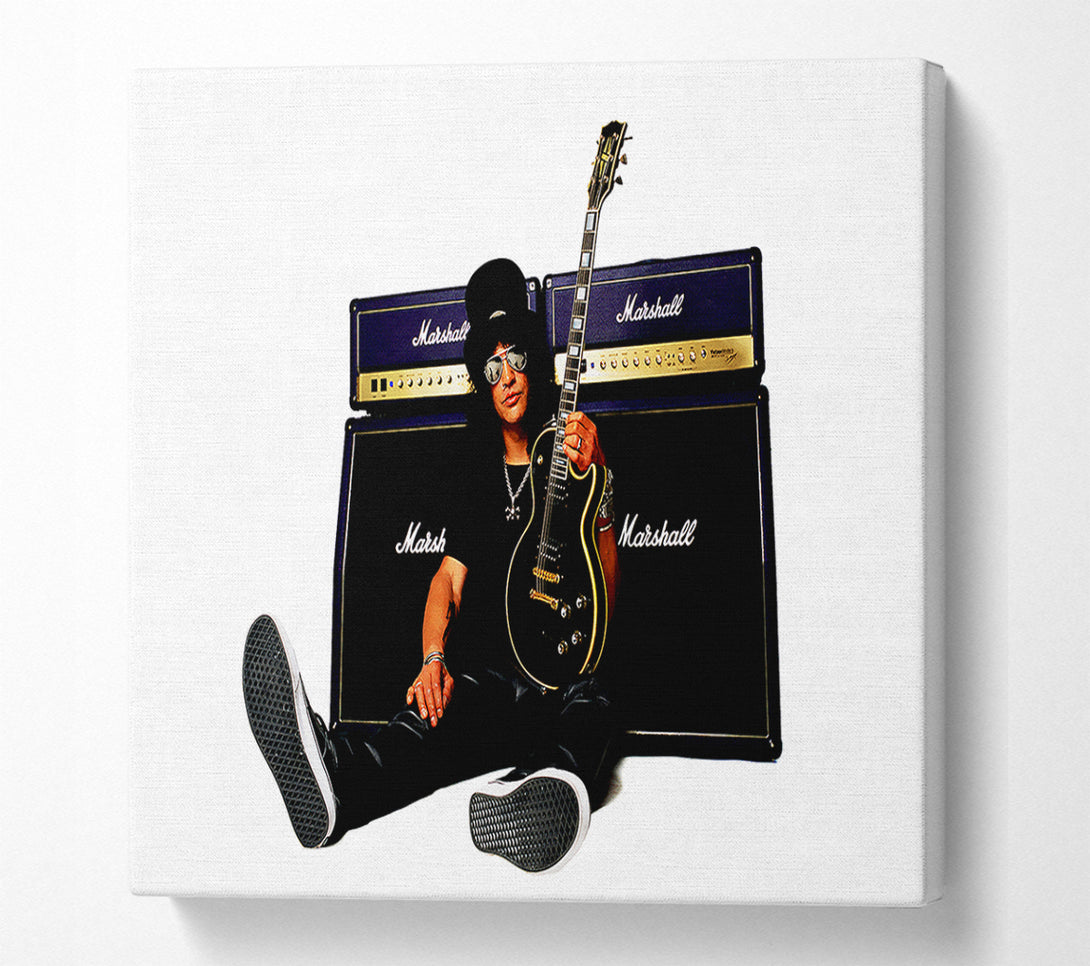  A Canvas Print of Slash Marshall Amps Canvas Print