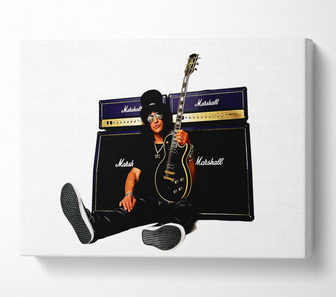  A Canvas Print of Slash Marshall Amps Canvas Print