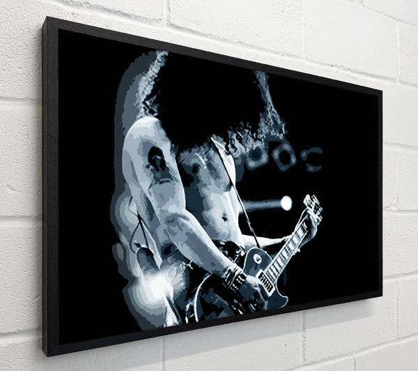 Slash On Guitar Blue