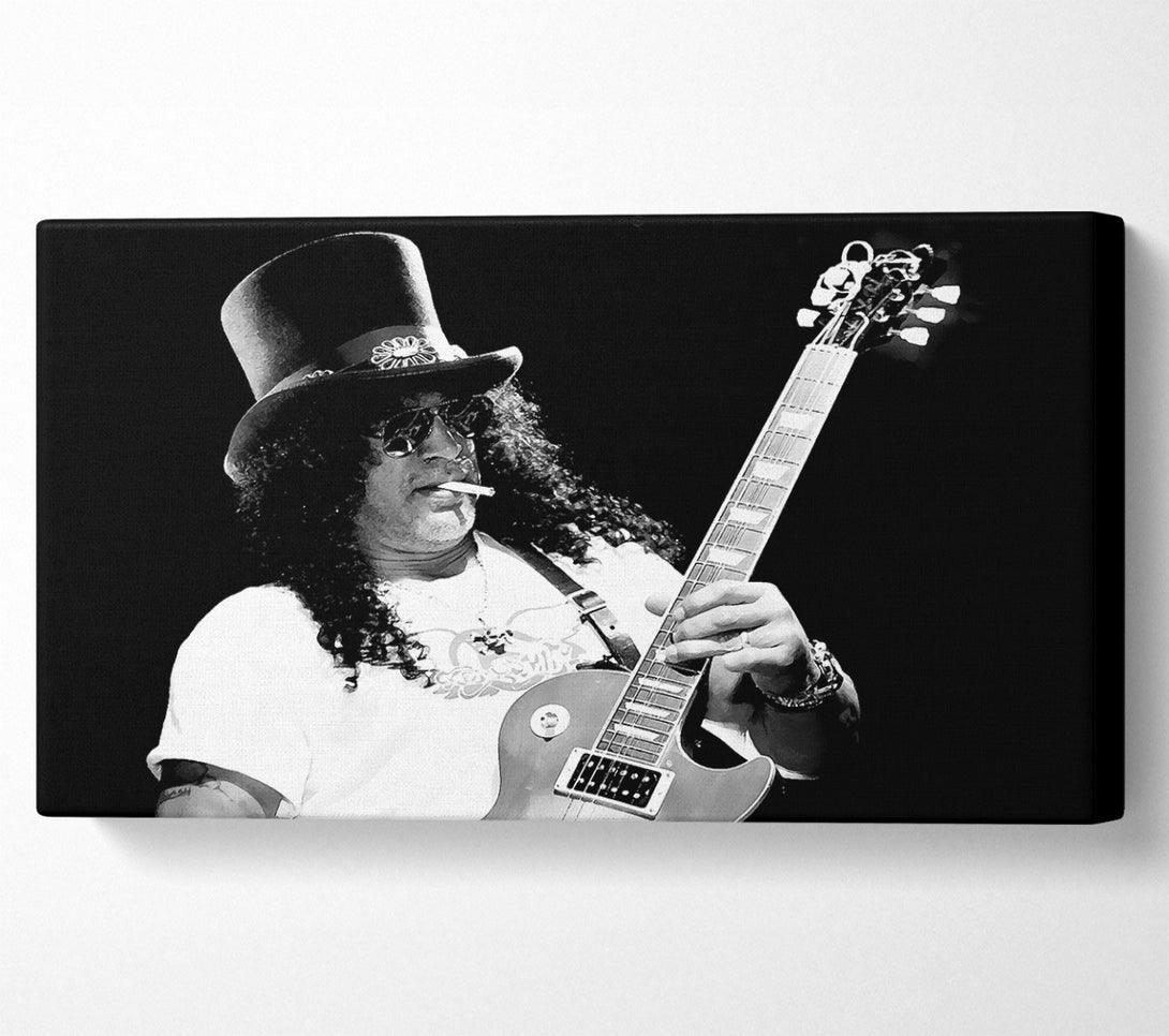  A Canvas Print of Slash On Guitar Canvas Print