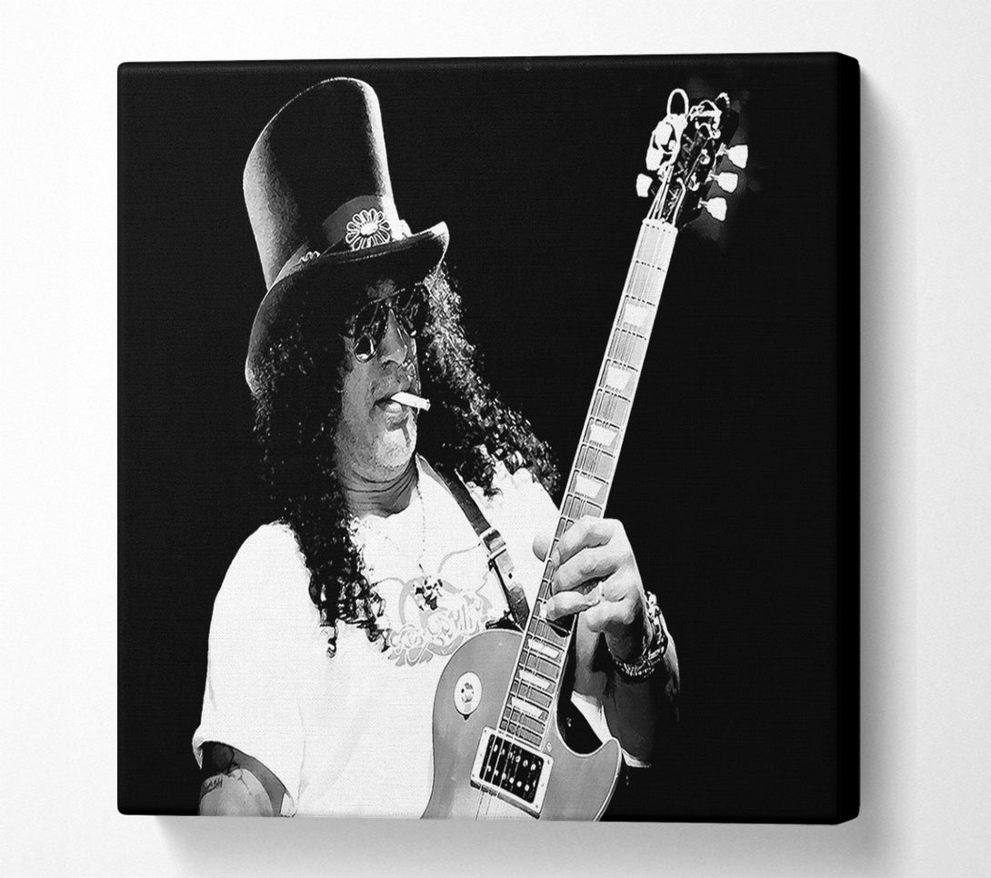  A Canvas Print of Slash On Guitar Canvas Print