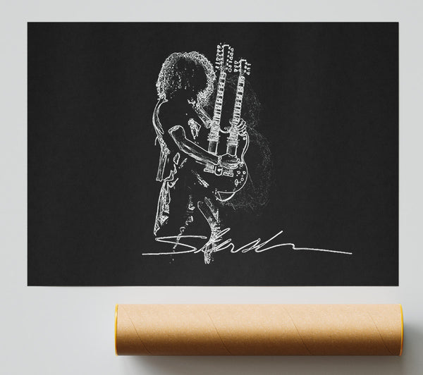 Slash Signature Giclee Print