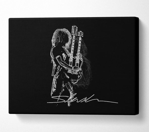  A Canvas Print of Slash Signature Canvas Art