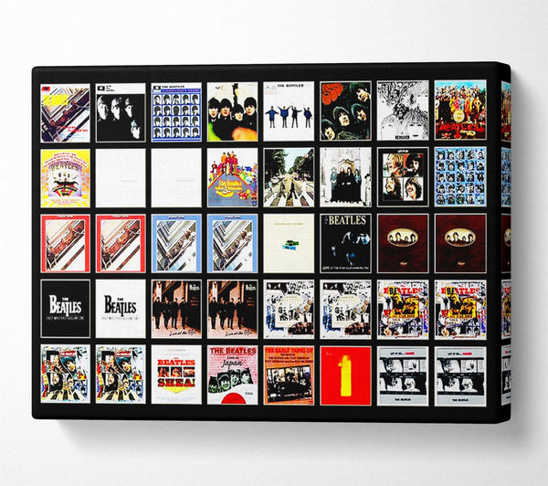  A Canvas Print of The Beatles Album Cover Canvas Wall Art