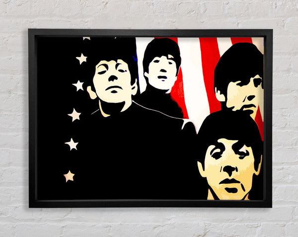 Die amerikanische Flagge der Beatles