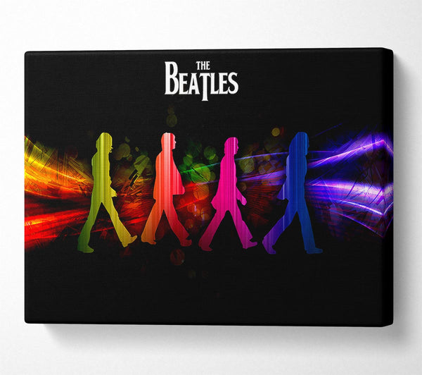  A Canvas Print of The Beatles Rainbow Walk Canvas Print