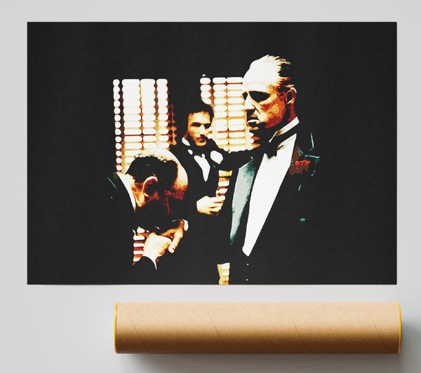 The Godfather Kiss Of Respect Print