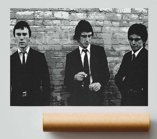 The Jam Retro B N W Poster