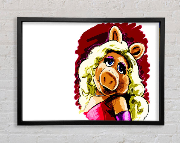 The Muppets Miss Piggy Framed Print