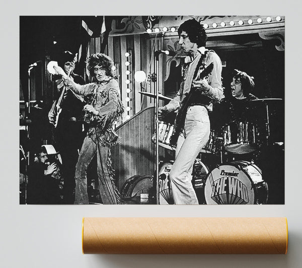 The Who On Stage Giclee Print