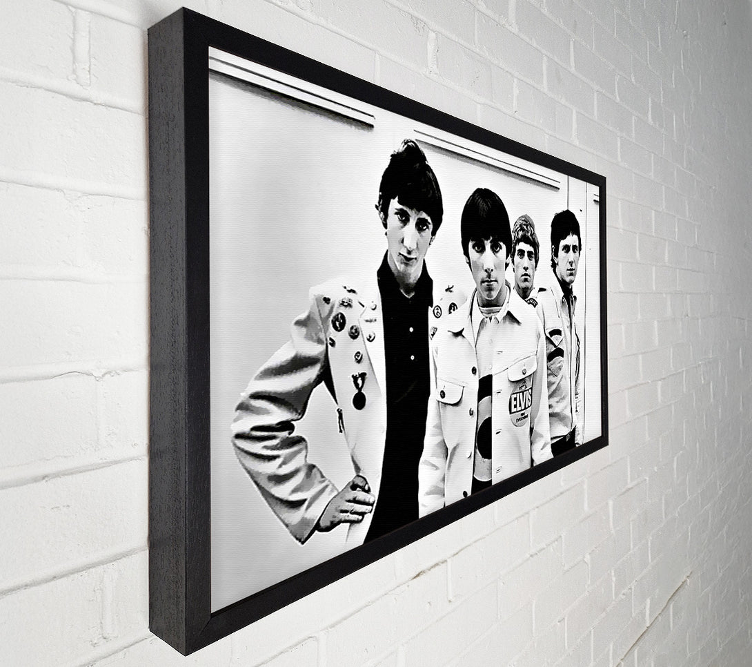  A Canvas Print of The Who Retro 1960s Canvas Art