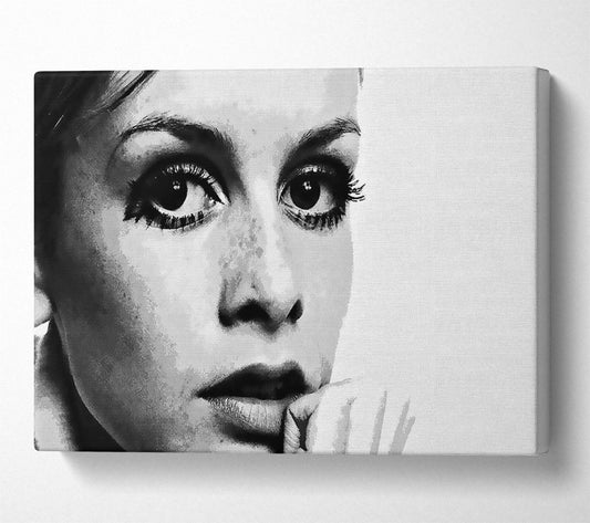 Twiggy First Top Model Canvas Wall Art