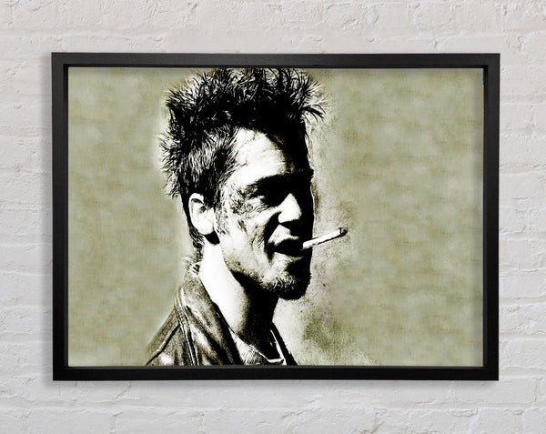 Tyler Durden Brad Pitt Framed Print