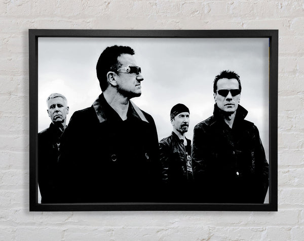 U2 Framed Print