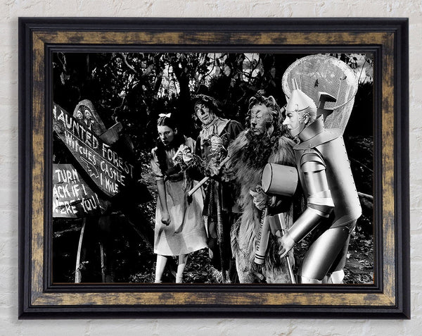 Wizard Of Oz Haunted Woods Framed Print