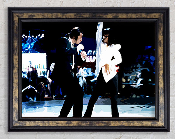 Pulp Fiction Dance Framed Print