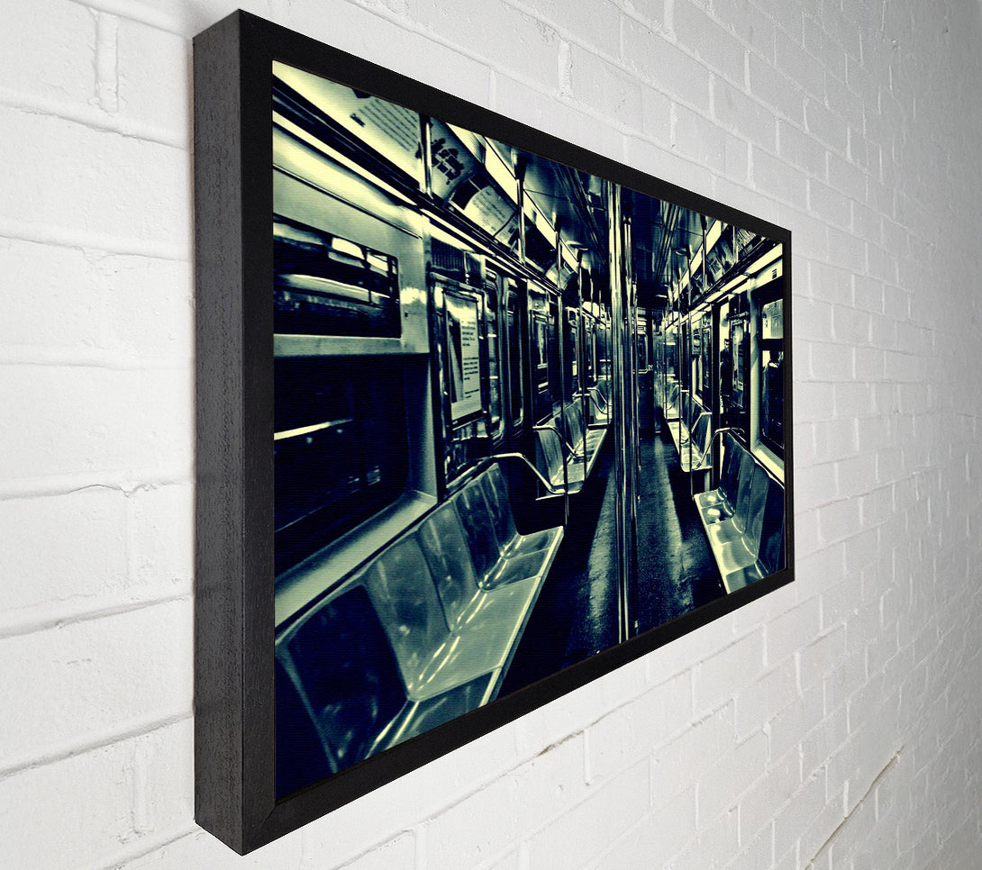  A Canvas Print of New York City Train Canvas Wall Art