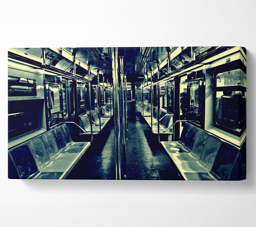  A Canvas Print of New York City Train Canvas Wall Art