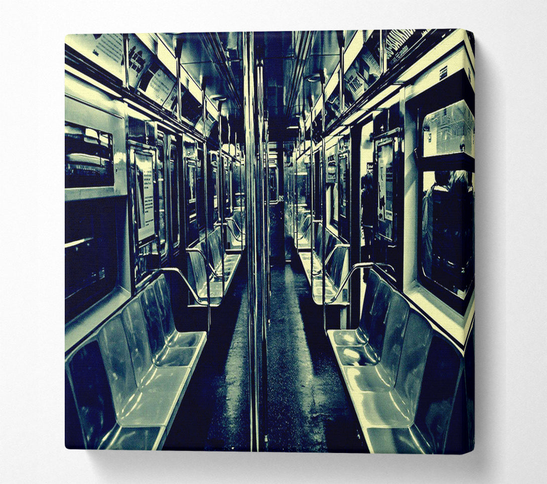  A Canvas Print of New York City Train Canvas Wall Art