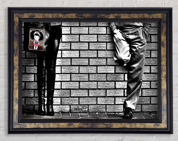 Hangin Round Framed Print