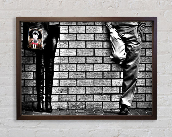 Hangin Round Framed Print
