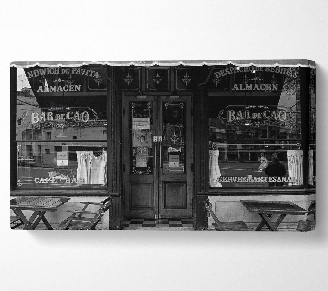  A Canvas Print of Bar De Cao Buenos Aires Canvas Print