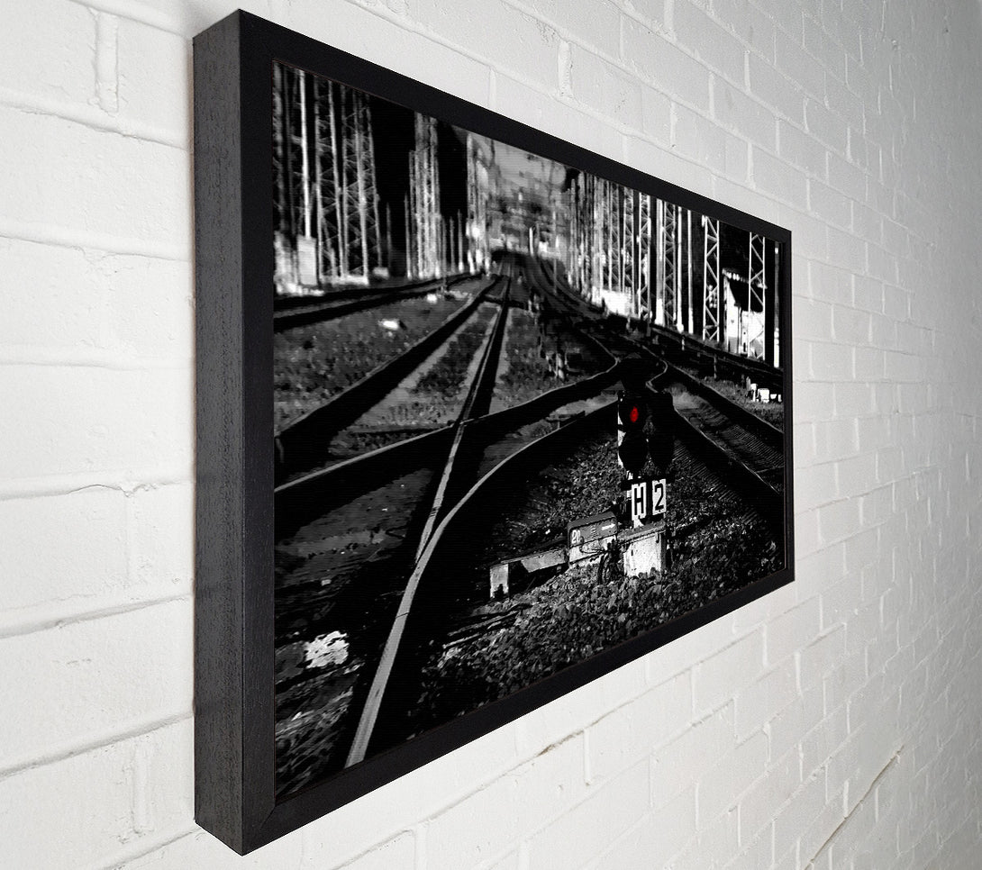  A Canvas Print of Rail Tracks Canvas Print