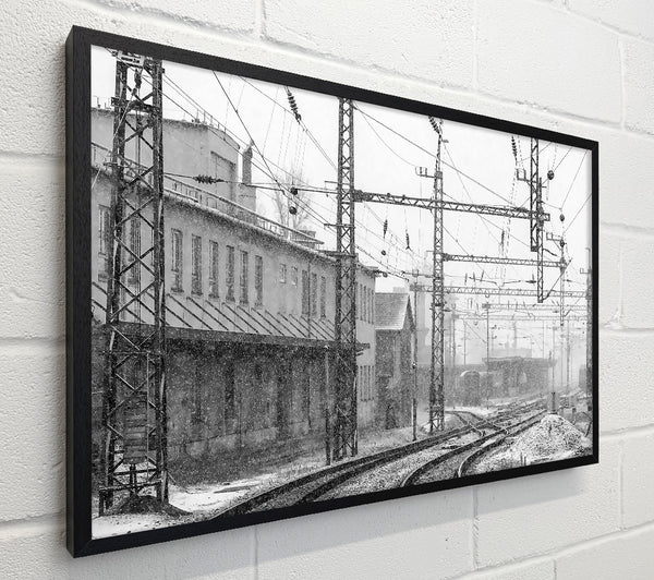 Railwaystation In Winter