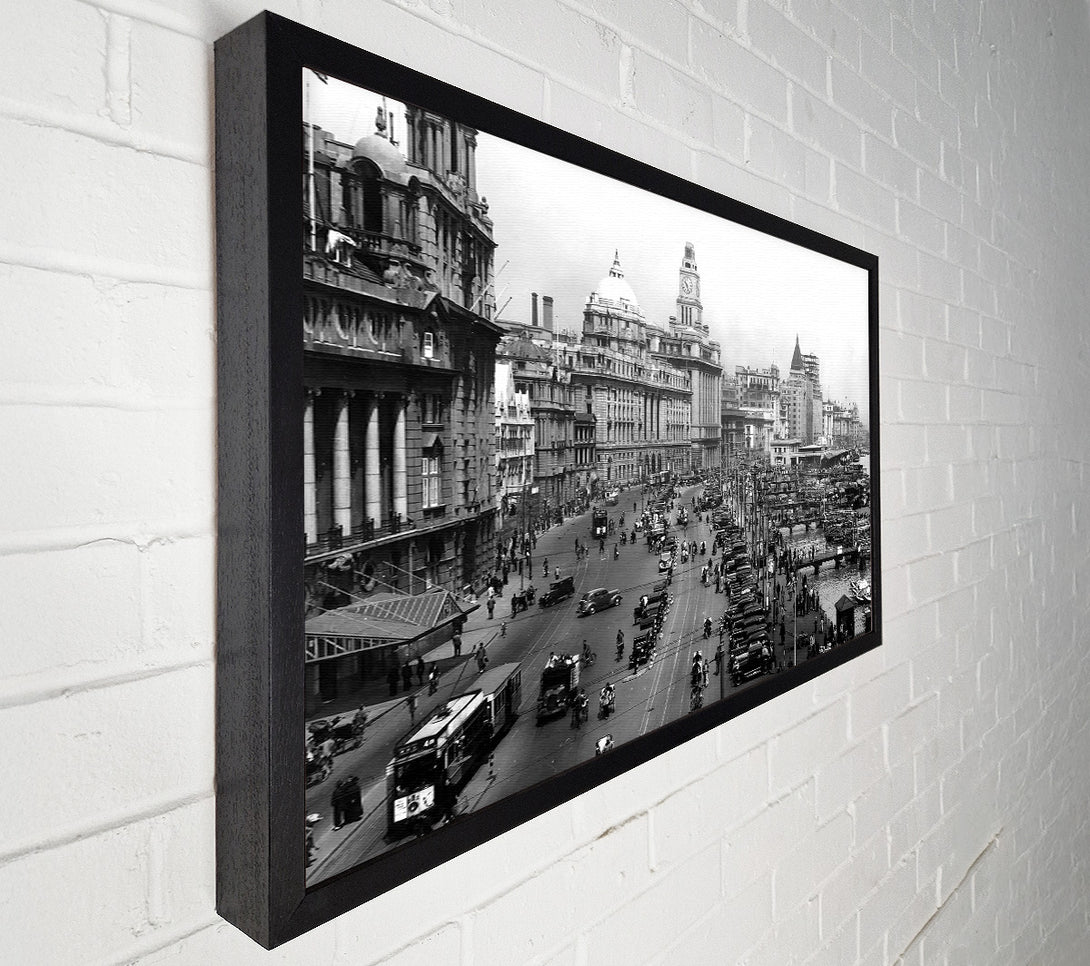  A Canvas Print of Shanghai 1930 Canvas Wall Art