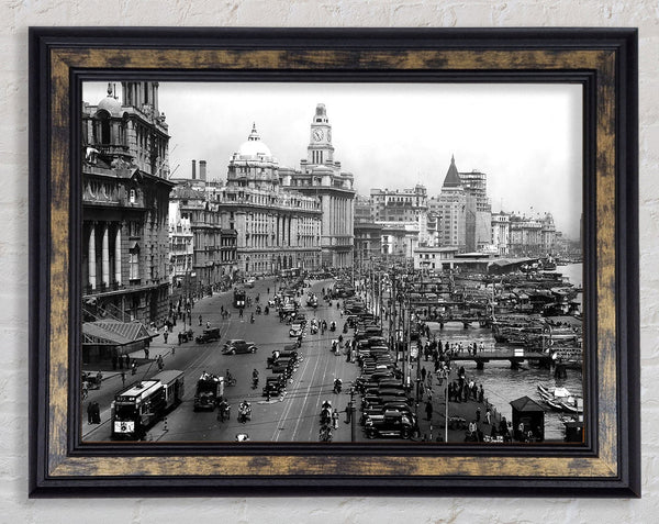 Shanghai 1930 Framed Print