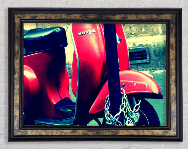 Vespa Framed Print