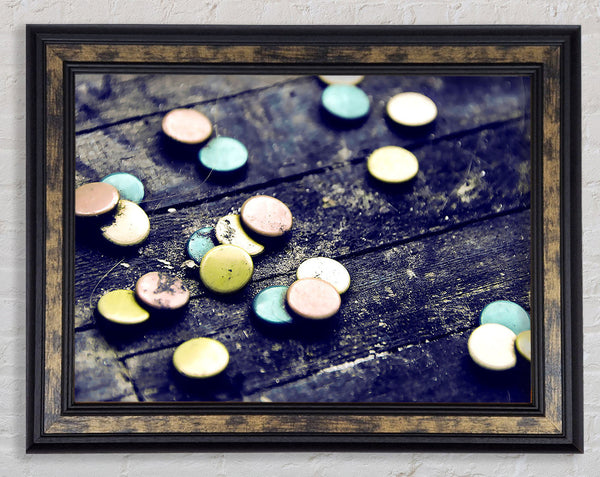 Pins Framed Print