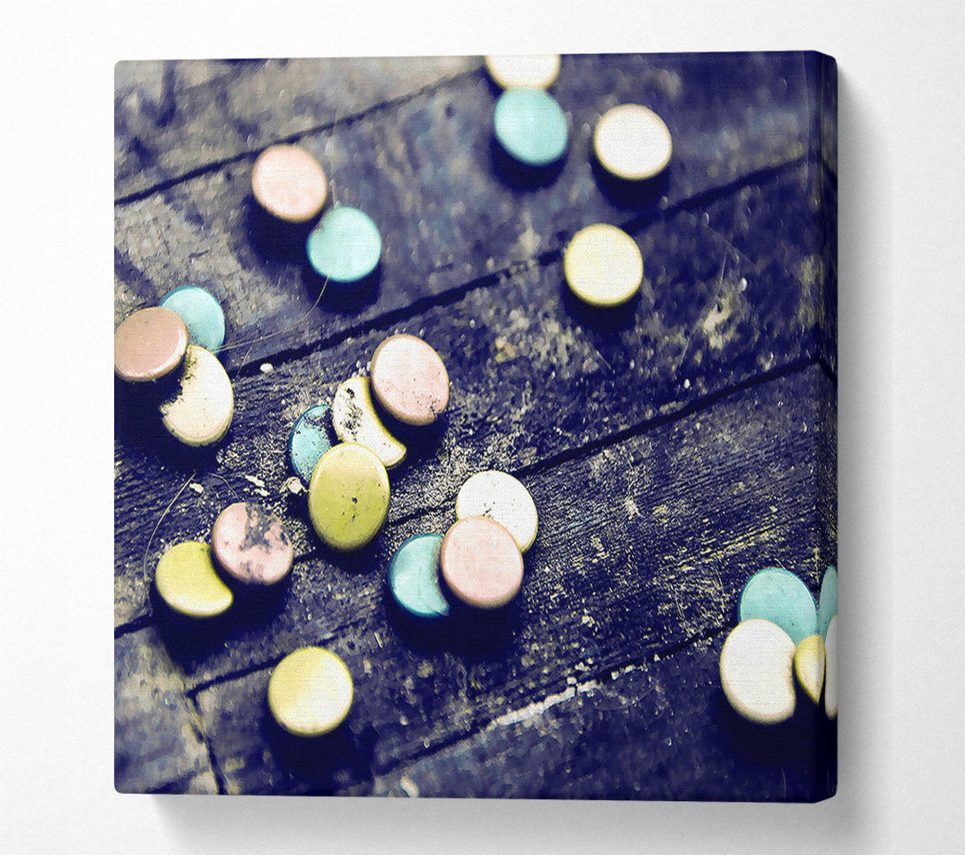  A Canvas Print of Pins Canvas Wall Art