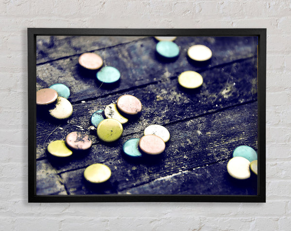 Pins Framed Print