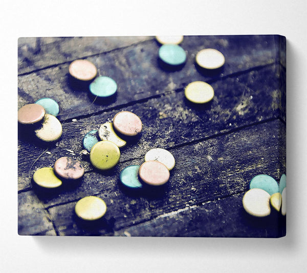  A Canvas Print of Pins Canvas Wall Art