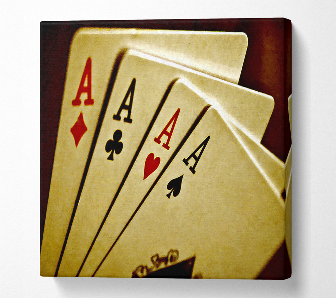  A Canvas Print of Card Canvas Print